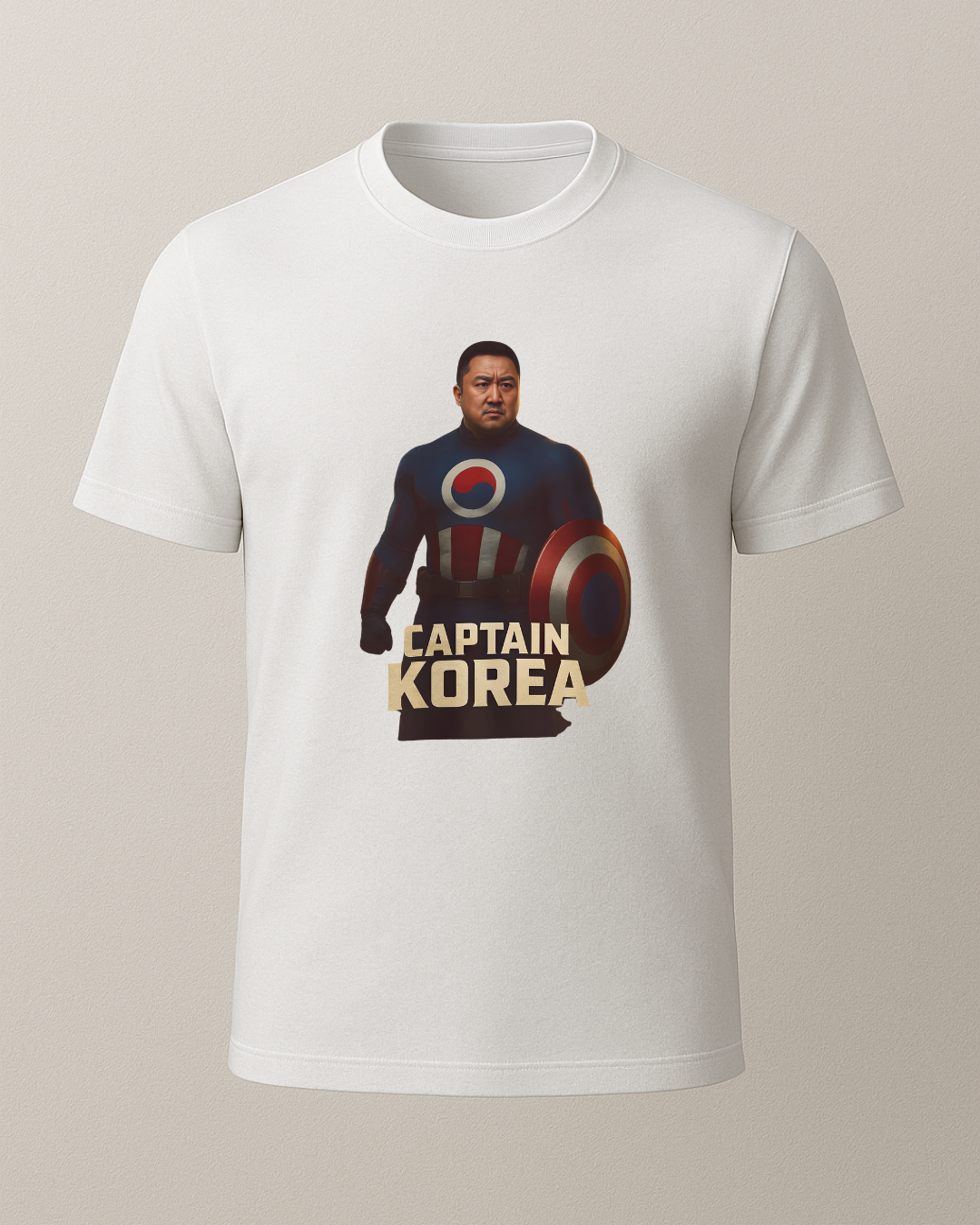 Kaptan Kore Baskılı T-Shirt
