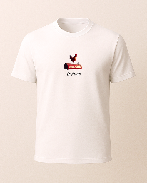 Chicken Wilson Baskılı T-Shirt
