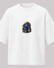 Retro Gamer Oversize T-Shirt – Vintage Oyun Konsolu Baskılı