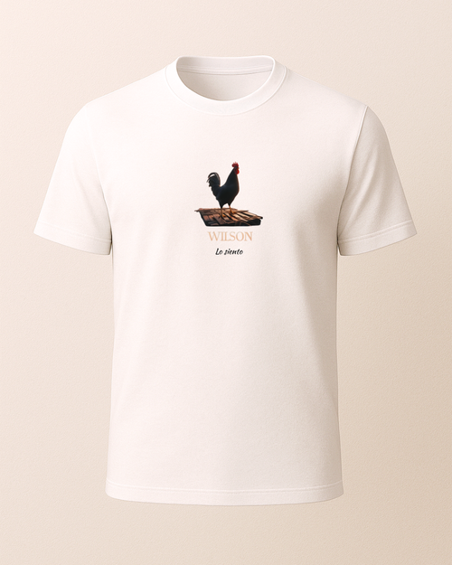 Chicken Wilson Baskılı T-Shirt