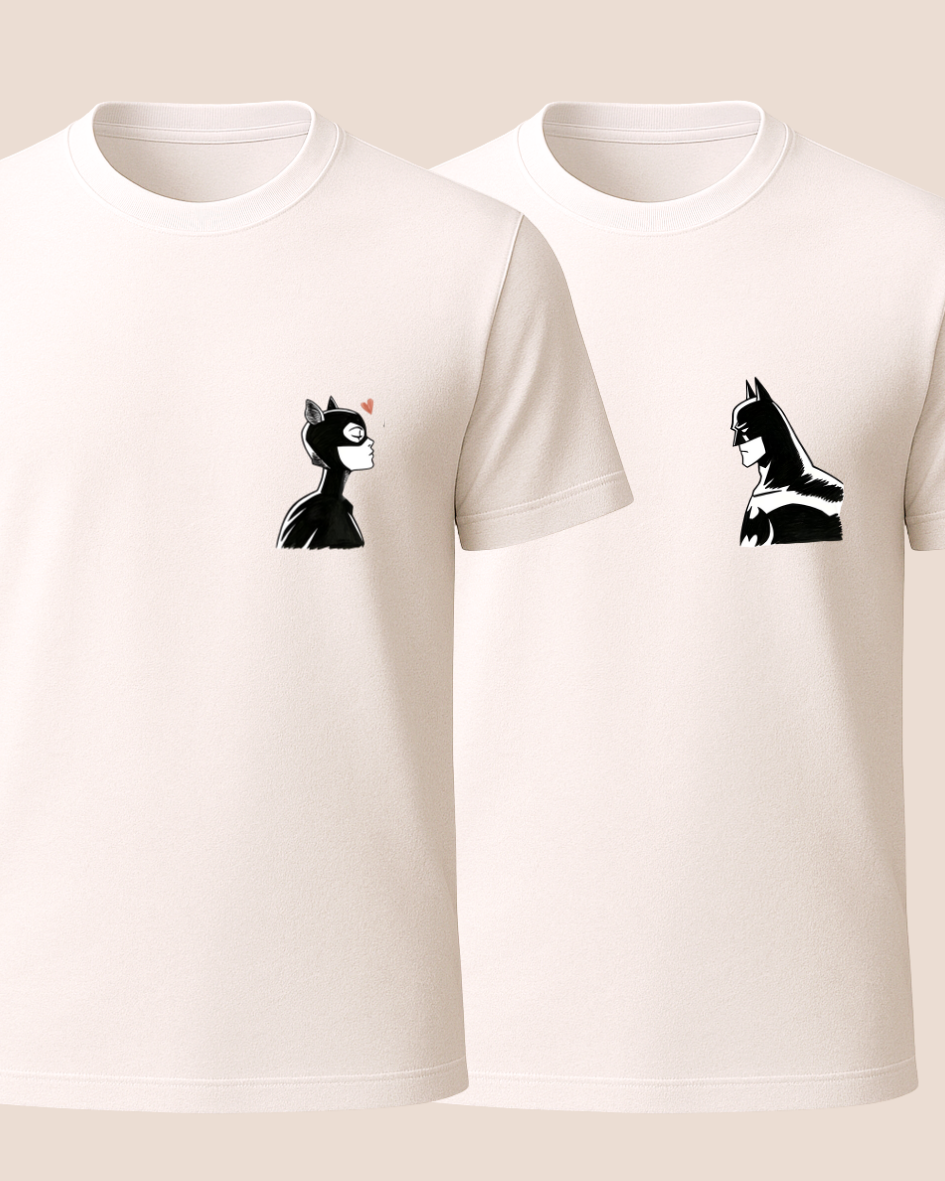 Batman ve Robin Baskılı Tişört