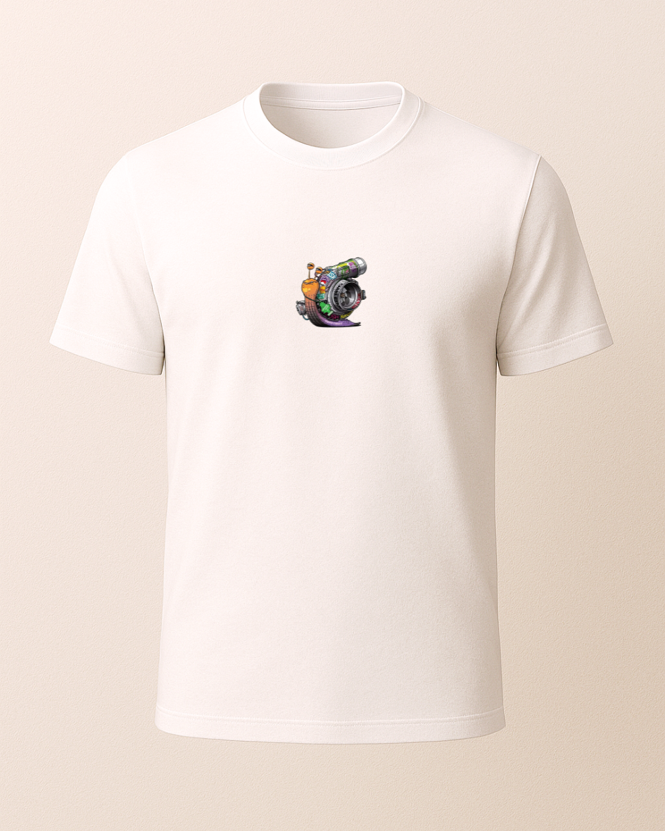 Turbo Salyangoz Baskılı T-Shirt