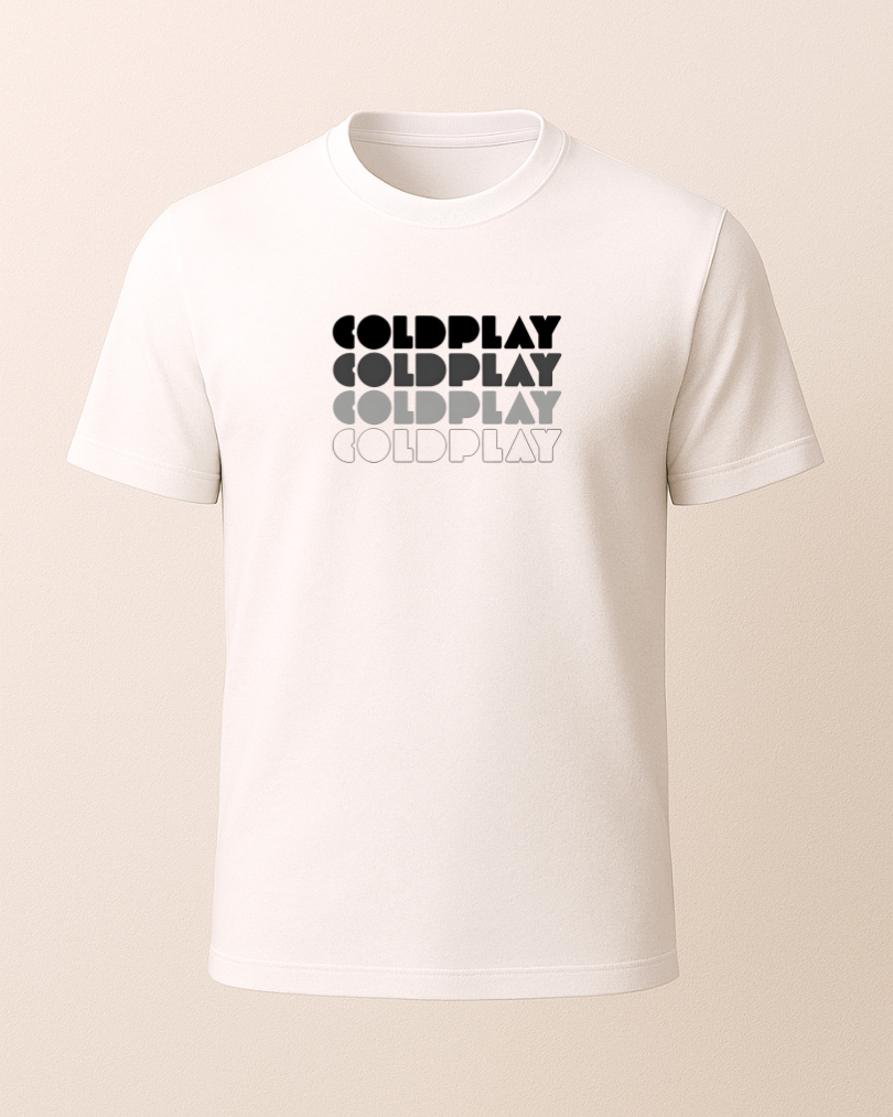 Coldplay Baskılı Tişört