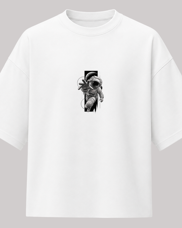 Astronot Oversize T-Shirt – Astronot Baskılı