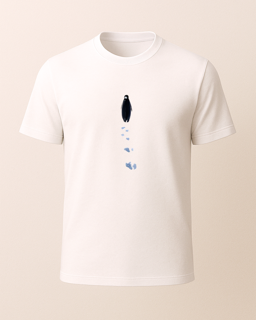 Penguen Baskılı Tişört