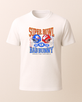 Super Bowl Bad Bunny Baskılı T-Shirt