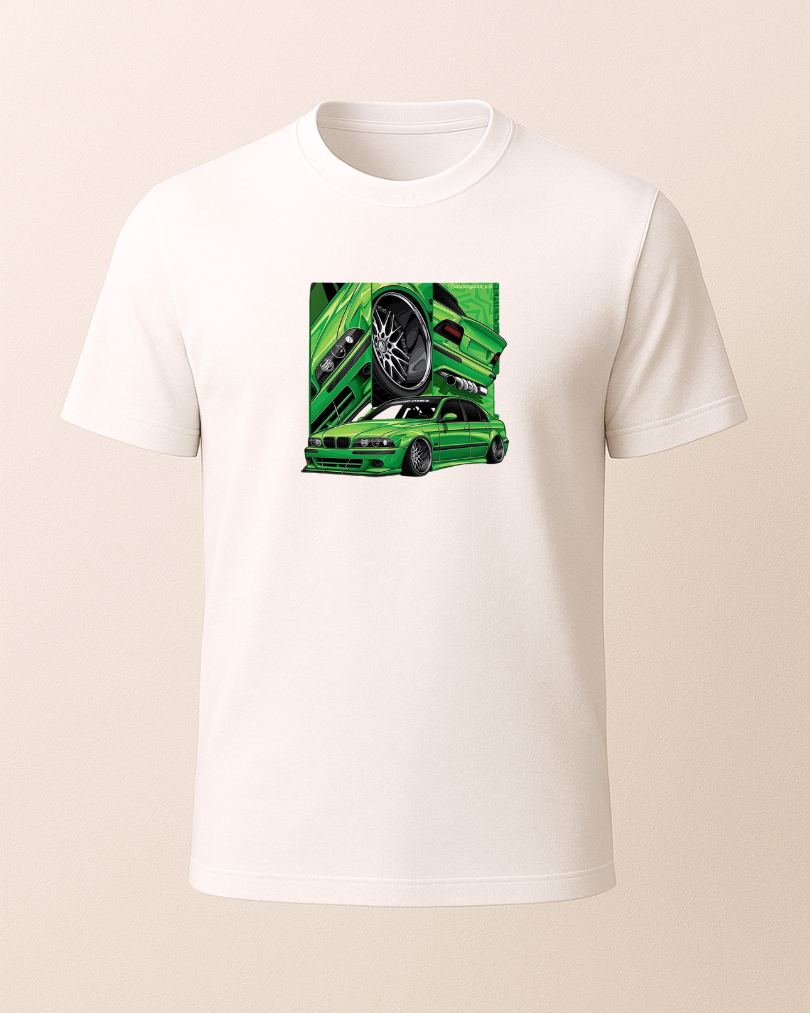 Yeşil E36 Baskılı Tişört