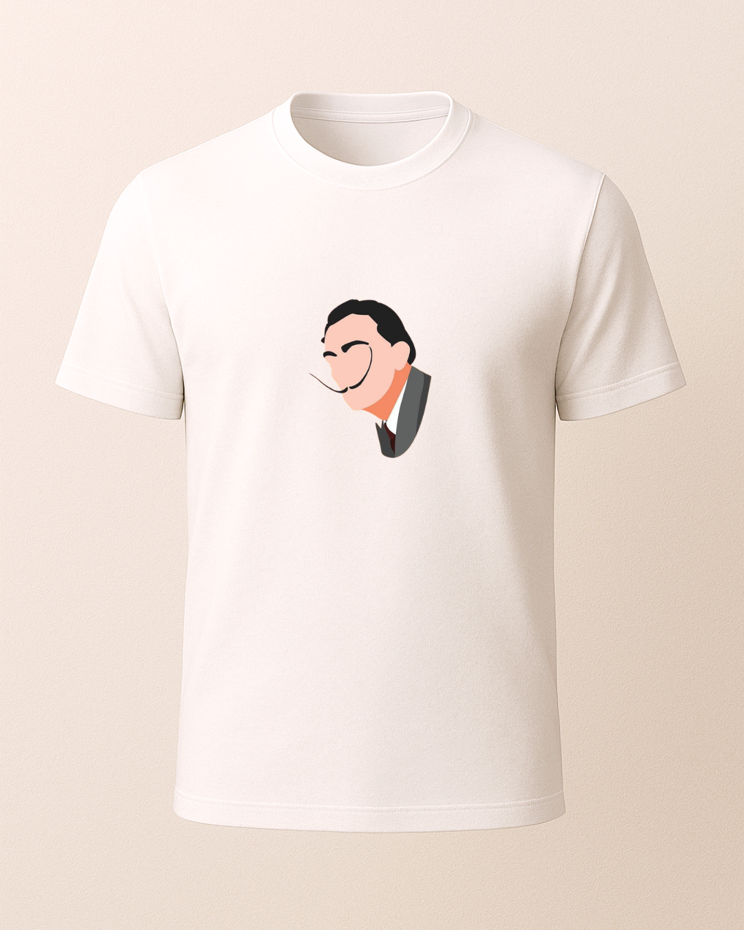 Salvador Dali Baskılı T-Shirt