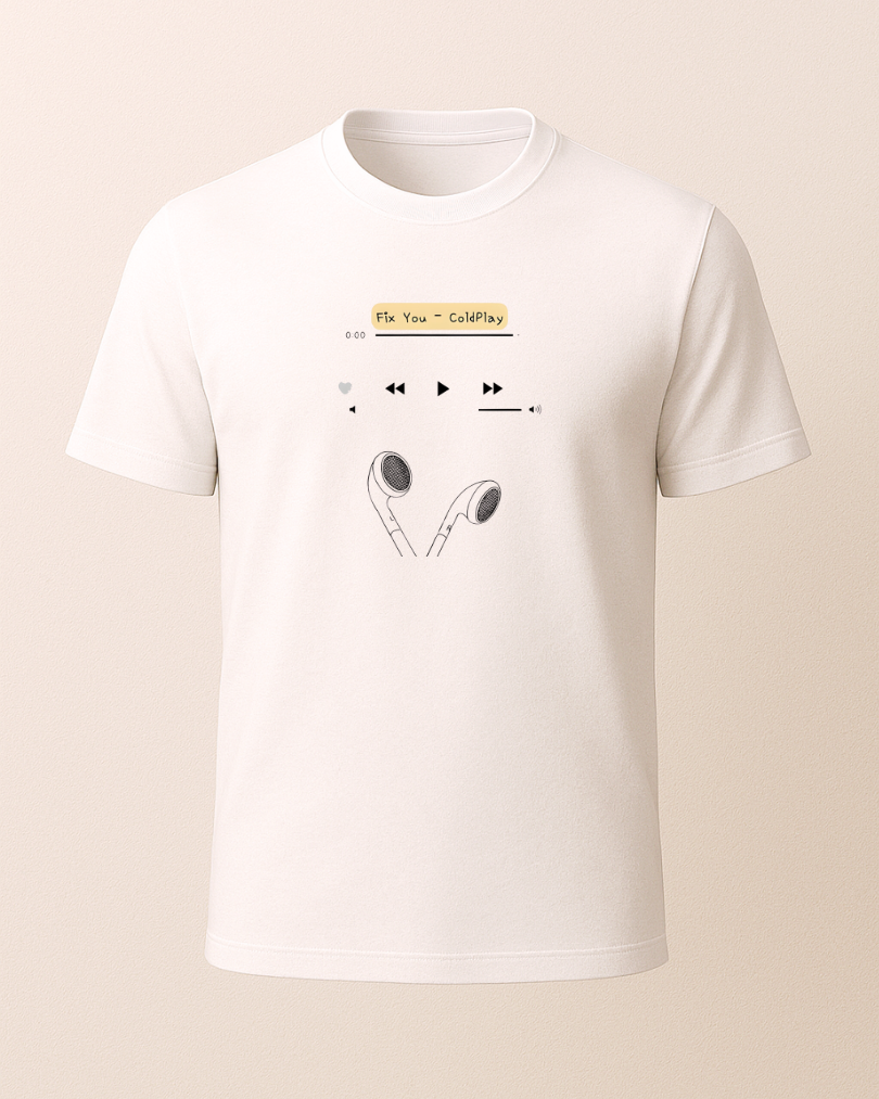 Coldplay Baskılı Tişört