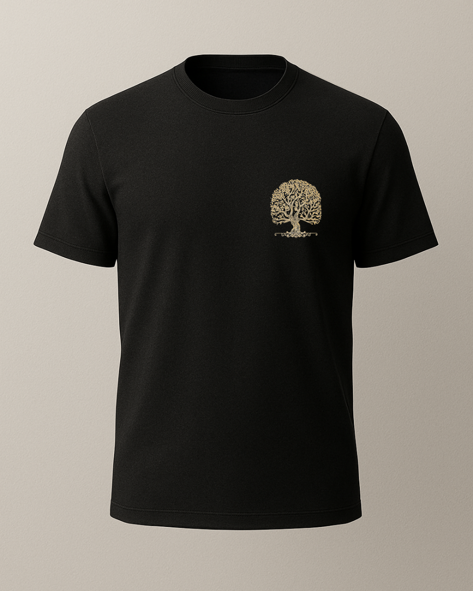 Ağaç Baskılı Tişört