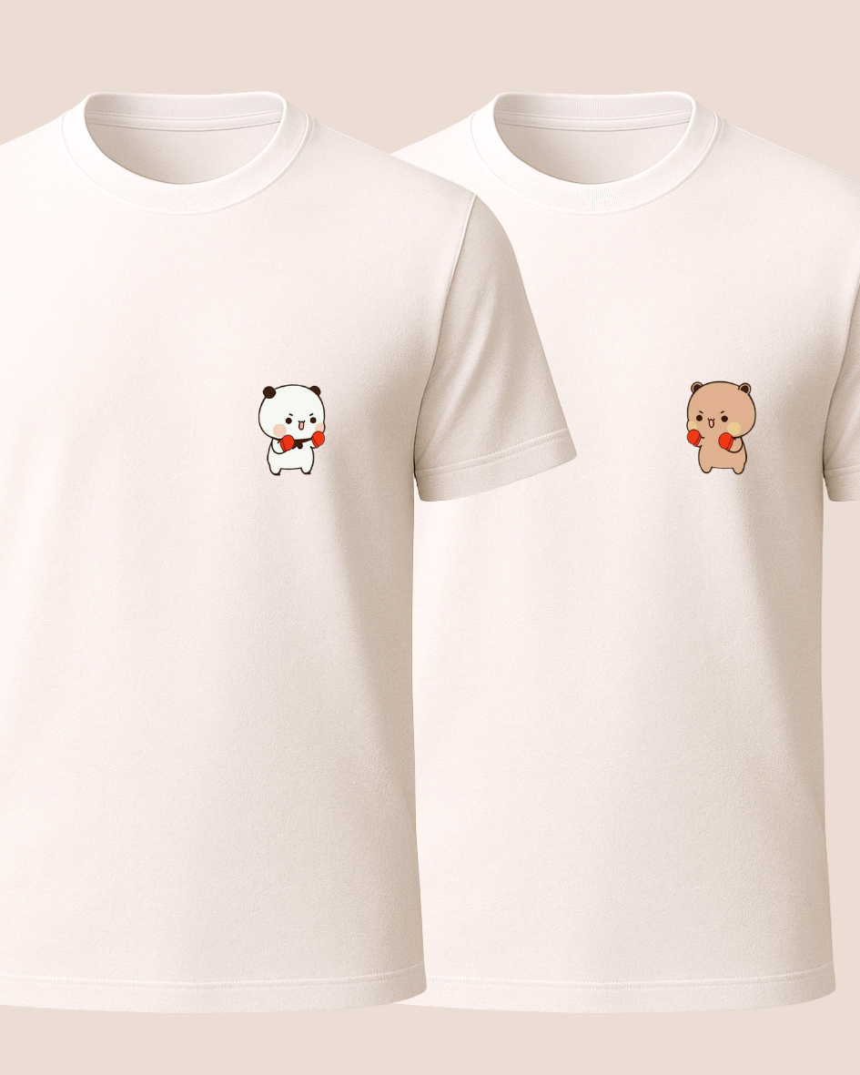 Bubu ve Dudu Baskılı Tişört