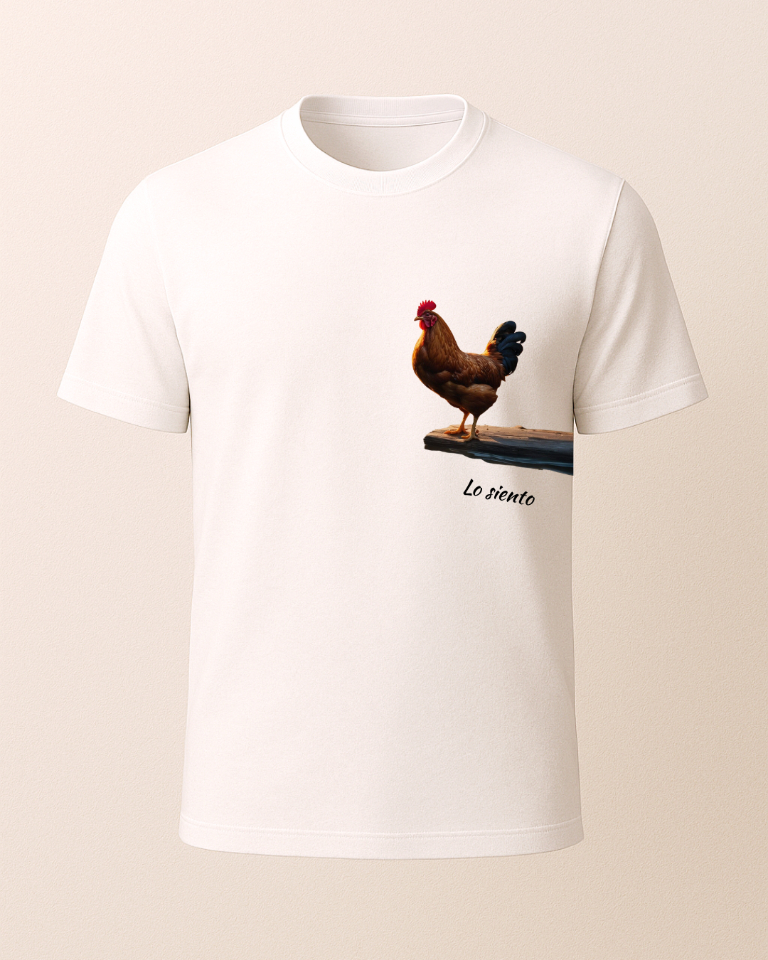Chicken Wilson Baskılı T-Shirt