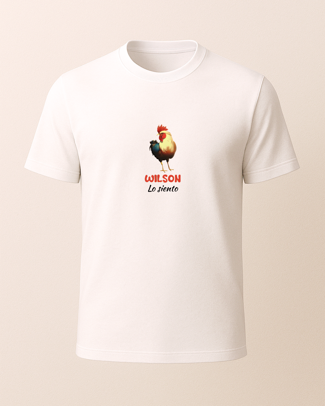 Chicken Wilson Baskılı T-Shirt