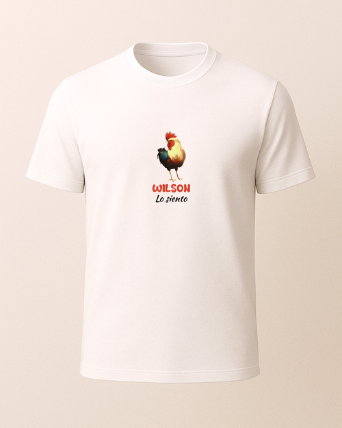 Chicken Wilson Baskılı T-Shirt