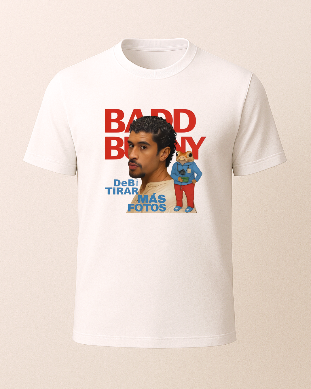 Bad Bunny Baskılı T-Shirt