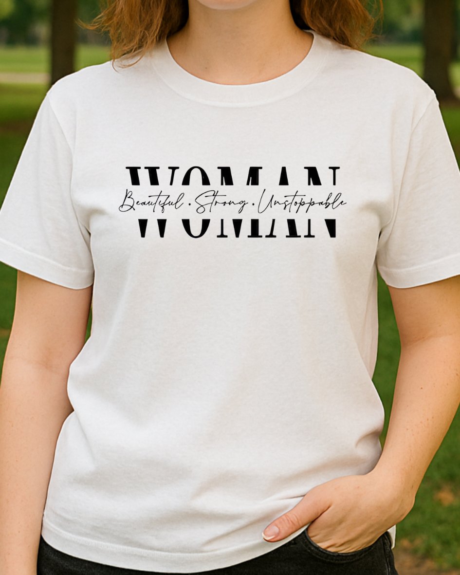 Woman Baskılı T-Shirt