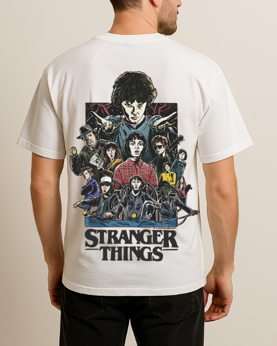 Stranger Things Baskılı Tişört