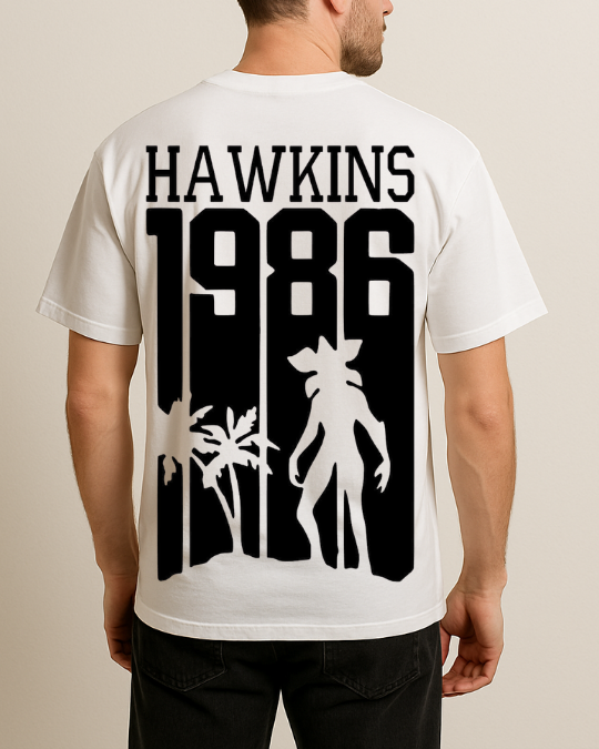 Stranger Things Baskılı Tişört