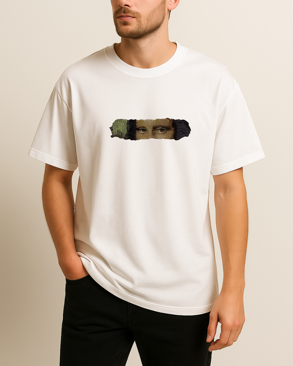 Monalisa Baskılı T-Shirt