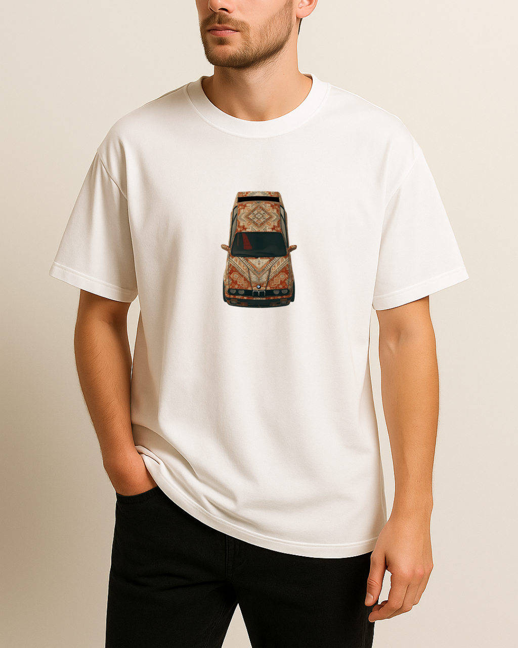 Etnik E30 Baskılı T-Shirt