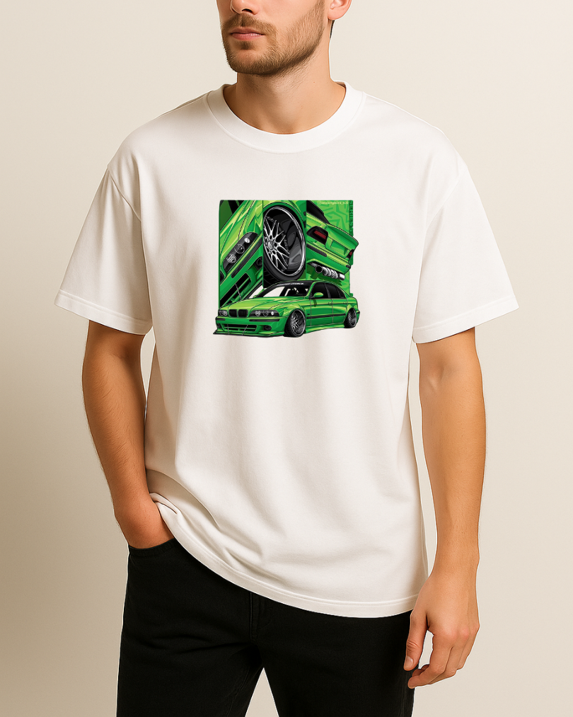 Yeşil E36 Baskılı Tişört