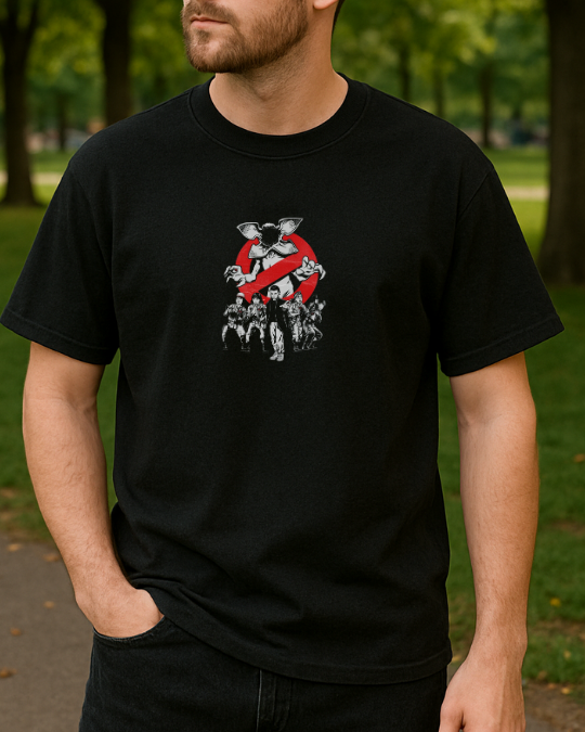 Stranger Things Baskılı Tişört