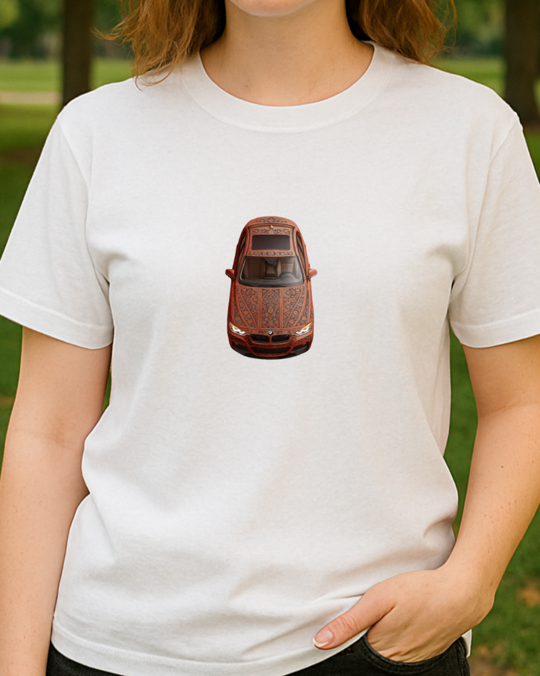 Etnik Red F30 Baskılı T-Shirt