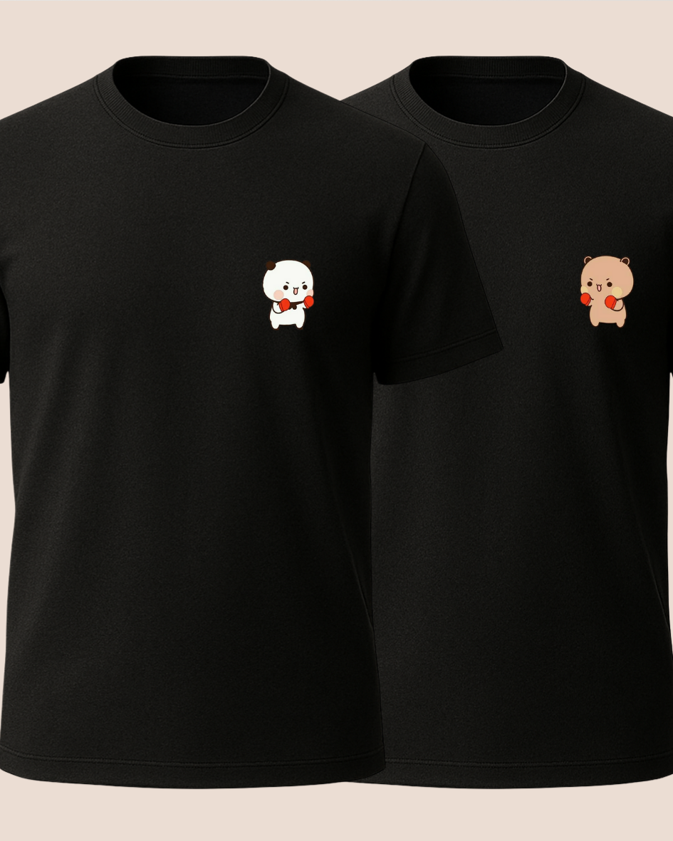 Bubu ve Dudu Baskılı Tişört