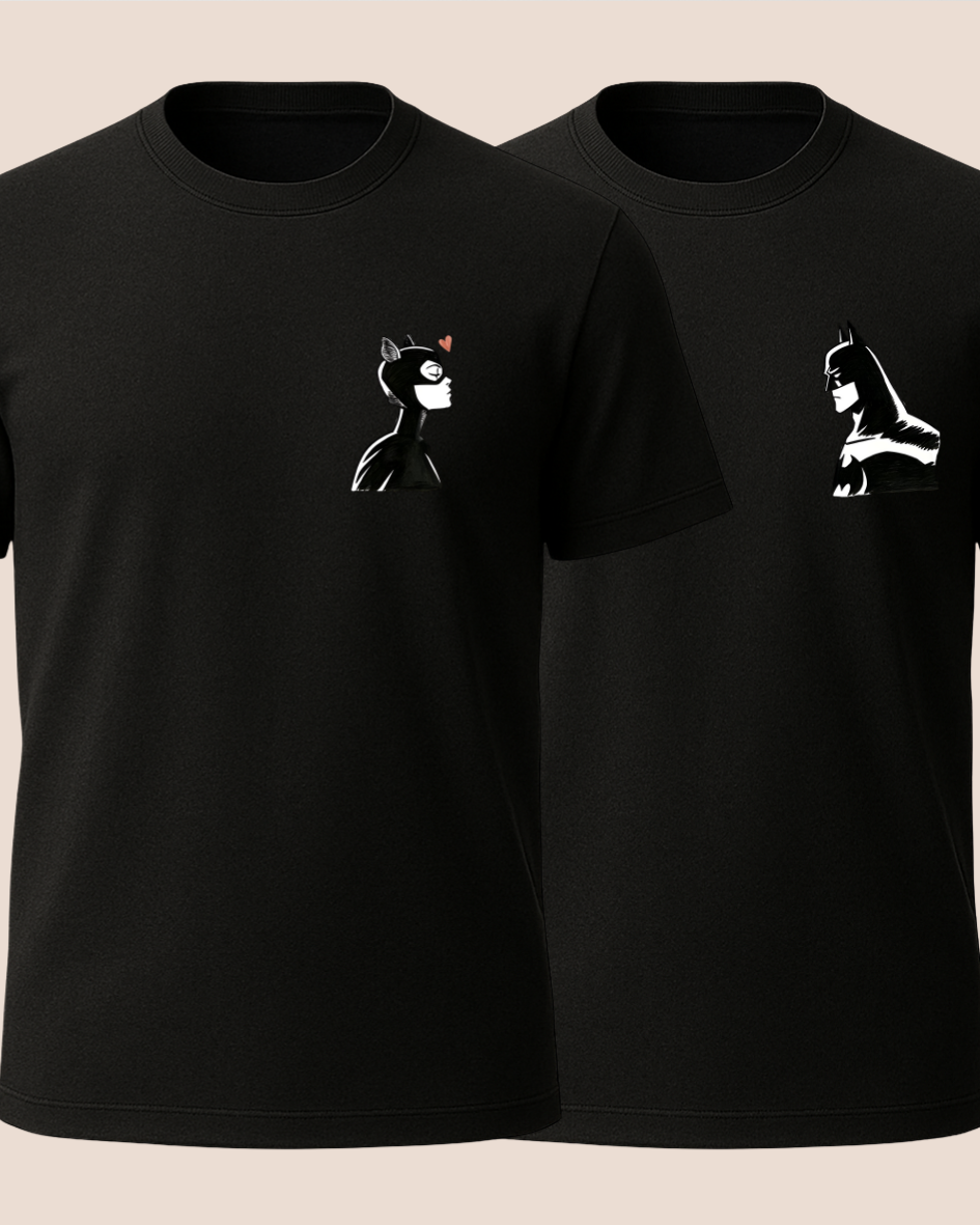 Batman ve Robin Baskılı Tişört