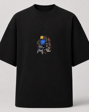 Retro Gamer Oversize T-Shirt – Vintage Oyun Konsolu Baskılı