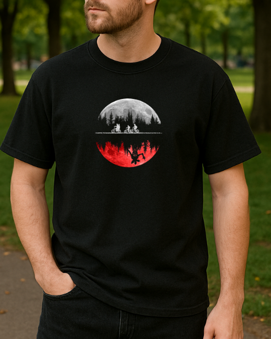 Stranger Things Baskılı Tişört