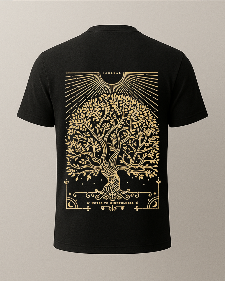 Ağaç Baskılı Tişört