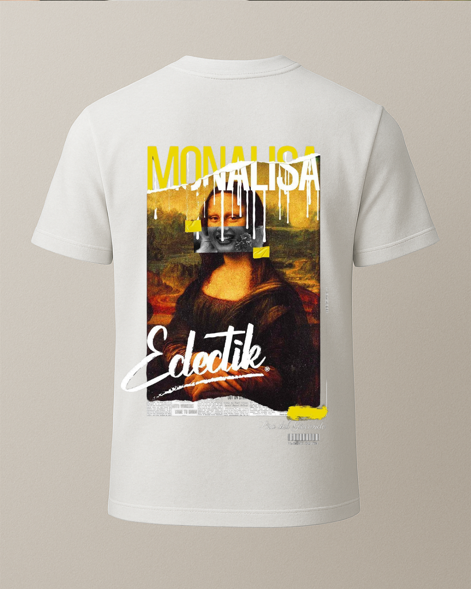 Monalisa Baskılı T-Shirt