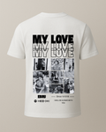 My Love Baskılı Sevgili T-Shirtü