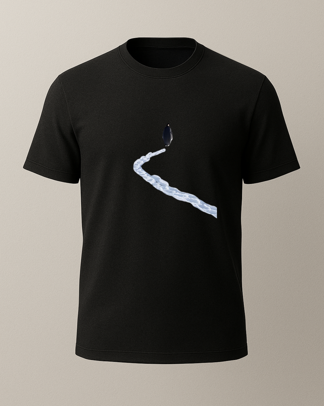 Nihilist Penguen Baskılı Tişört