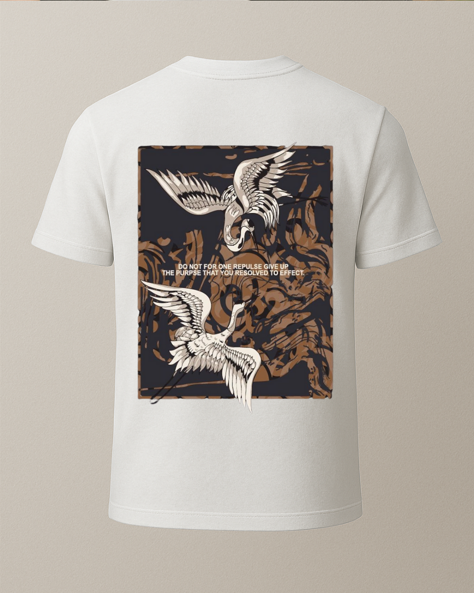 Leylek Baskılı Tişört