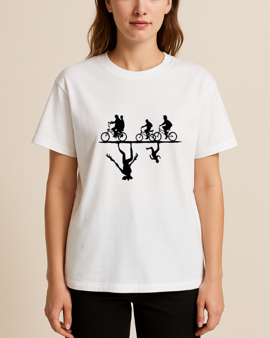 Stranger Things Baskılı Tişört