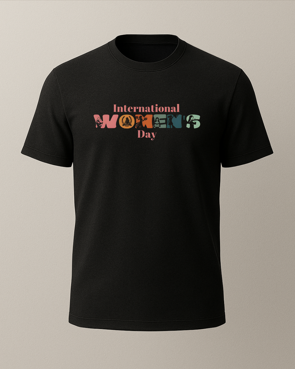 Internatıonal Women's Day Baskılı T-Shirt