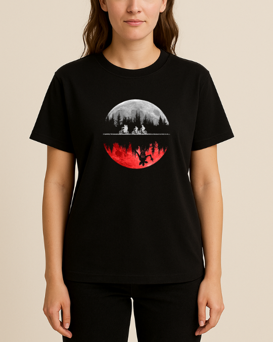 Stranger Things Baskılı Tişört