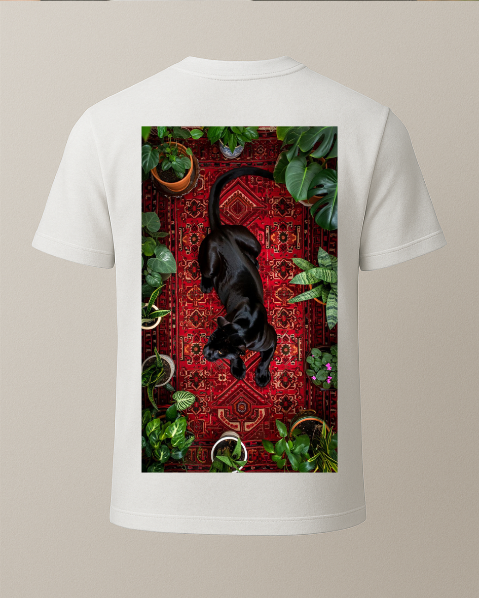 Etnik Puma Baskılı Tişört