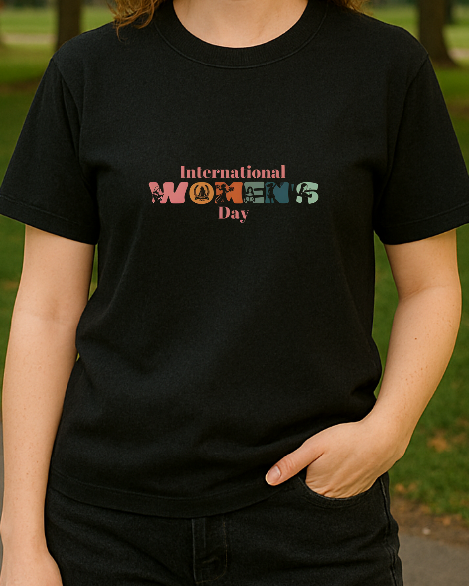 Internatıonal Women's Day Baskılı T-Shirt