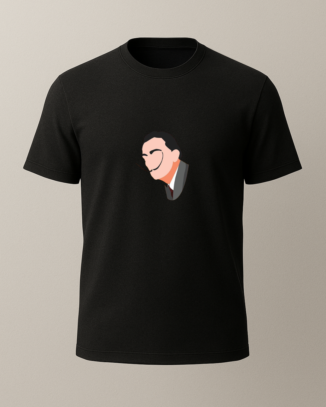 Salvador Dali Baskılı T-Shirt