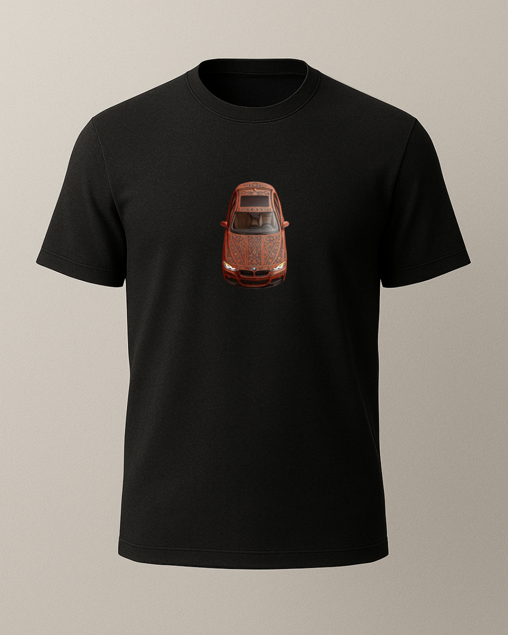 Etnik Red F30 Baskılı T-Shirt