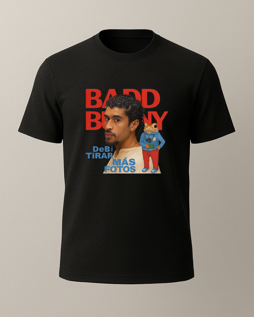 Bad Bunny Baskılı T-Shirt