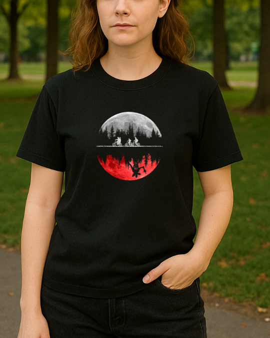 Stranger Things Baskılı Tişört