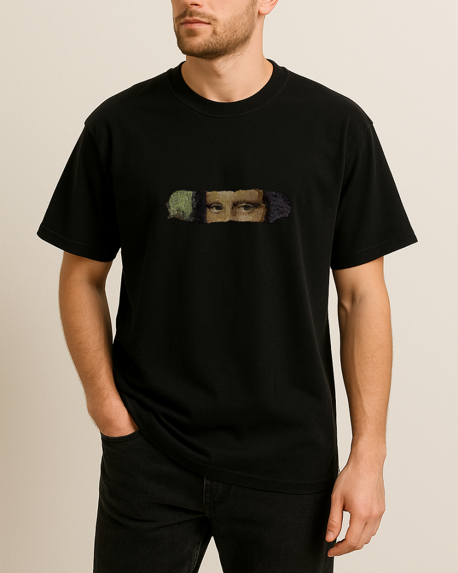 Monalisa Baskılı T-Shirt
