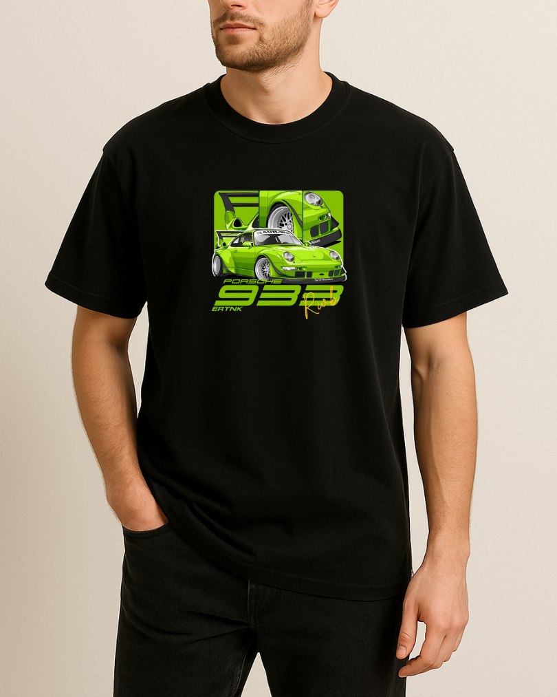 Yeşil 933 Baskılı Tişört