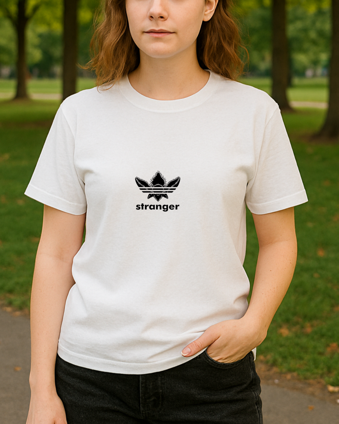 Stranger Things Baskılı Tişört