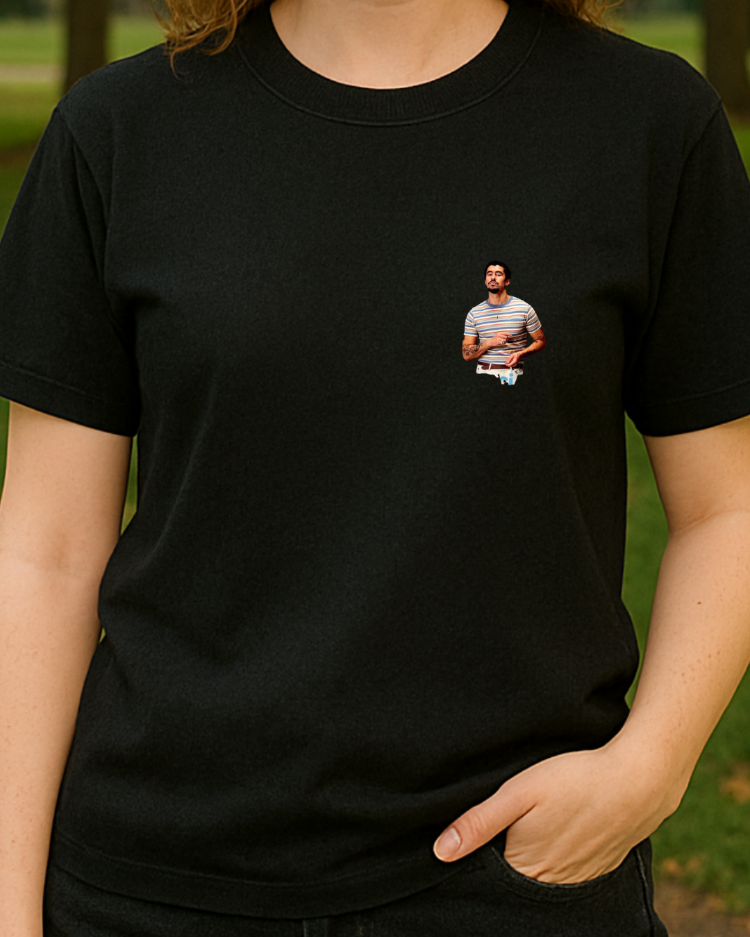 Bad Bunny Baskılı T-Shirt