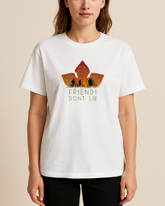 Stranger Things Baskılı Tişört